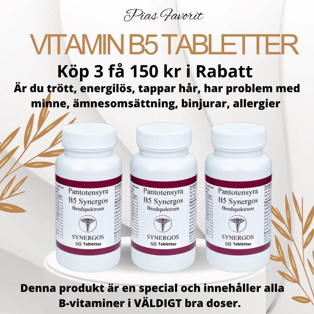 A B5 vitamincomplex -Köp 3 få 150kr rabatt - VitamineralKosttillskott