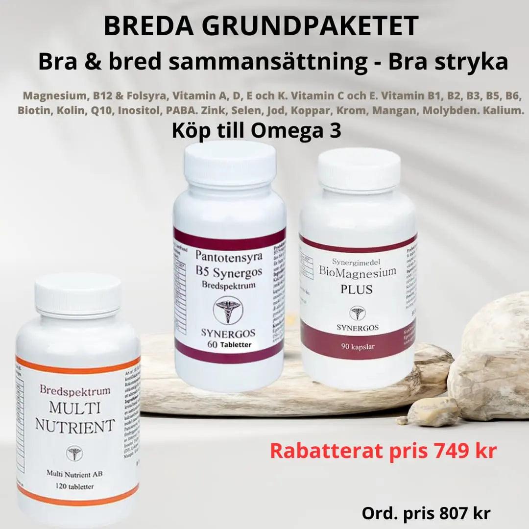 A BREDA GRUNDPAKETET - VitamineralKosttillskott