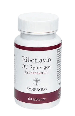 B2 vitamin Riboflavin - VitamineralKosttillskott