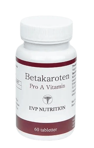 Betakaroten - Viktigt för ögon, lever, sköldkörtel. - VitamineralKosttillskott