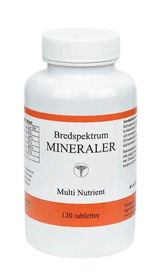 Bredspektrum Mineral Complex - Magnesium, Kalium, Kalcium - VitamineralKosttillskott