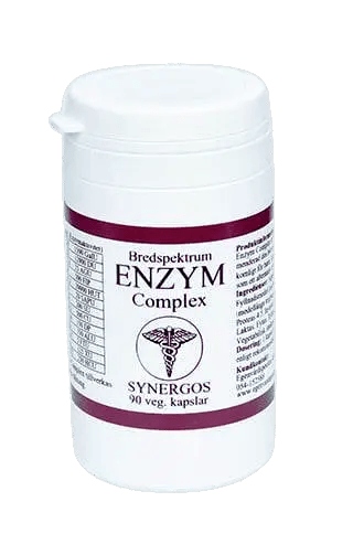 Enzym Complex - Hjälper problemmagar, IBS, uppsvälldhet, gaser, magont. - VitamineralKosttillskott