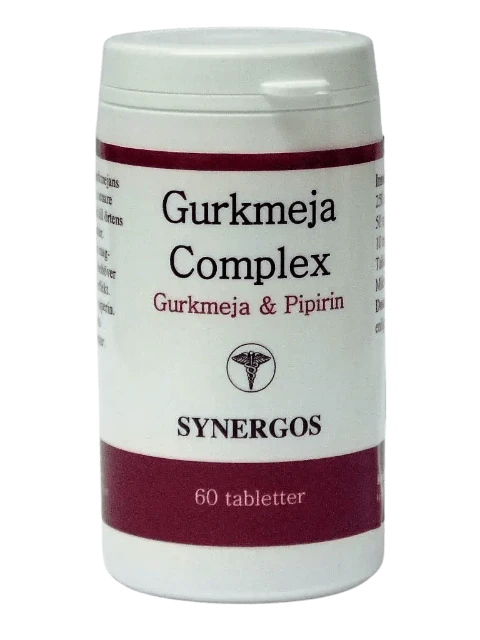 Gurkmeja Complex - Gurkmejapulver i kapsel - VitamineralKosttillskott