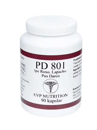 Pau Darco PD 801 antiinflammatorisk,Candida, svamp, bakterie virusinfektioner Kapslar - VitamineralKosttillskott