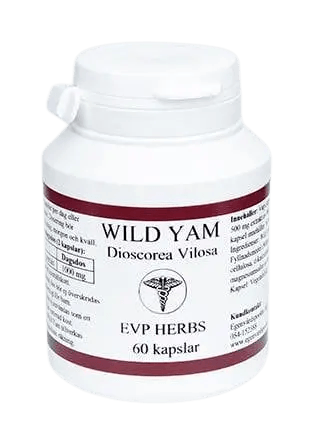 Wild Yam - PMS, låga progesteronvärden - VitamineralKosttillskott